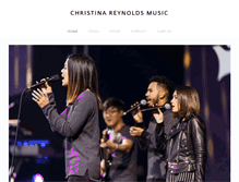 Tablet Screenshot of christinareynoldsmusic.com